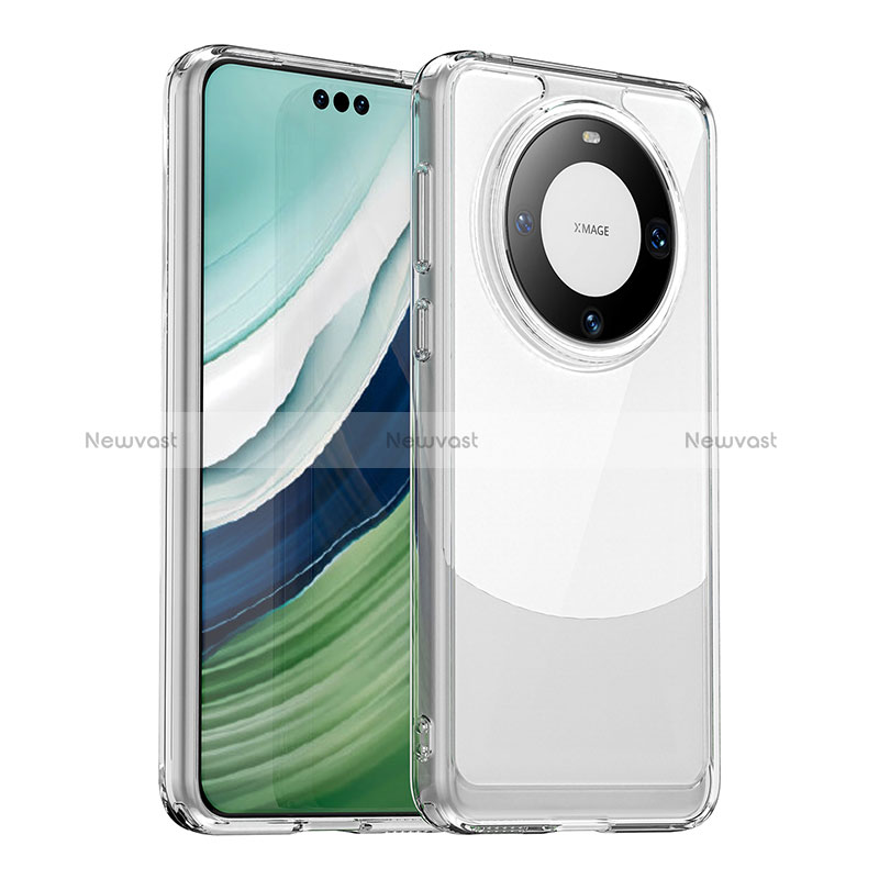 Silicone Transparent Frame Case Cover J01S for Huawei Mate 60 Pro