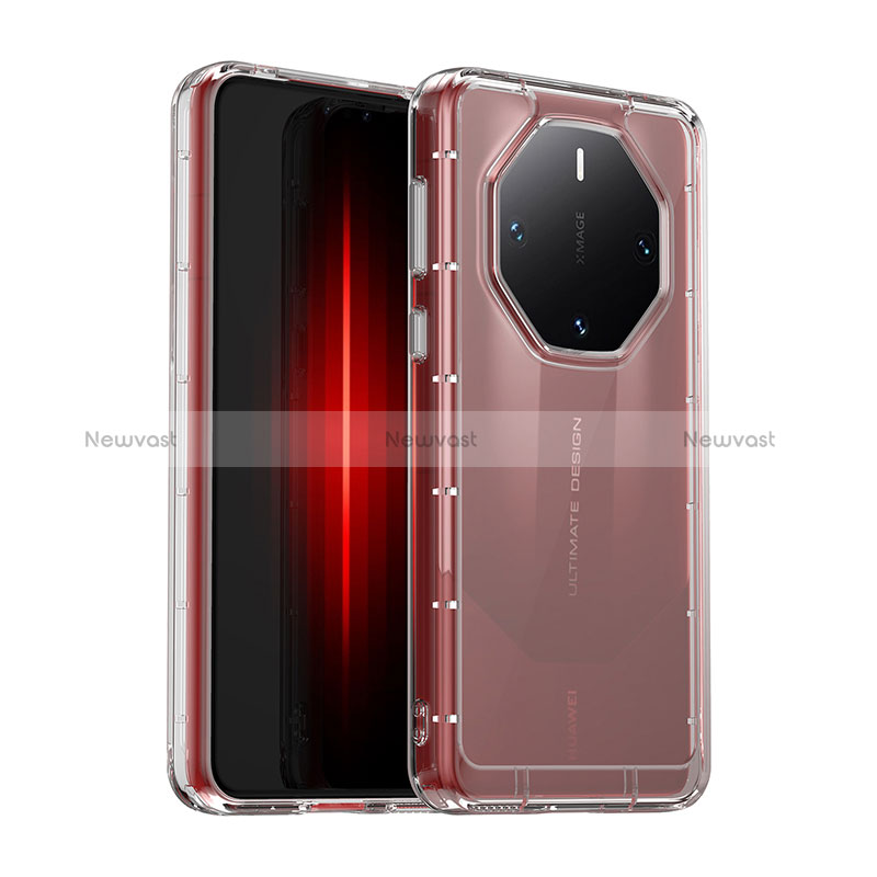 Silicone Transparent Frame Case Cover J01S for Huawei Mate 60 RS Ultimate