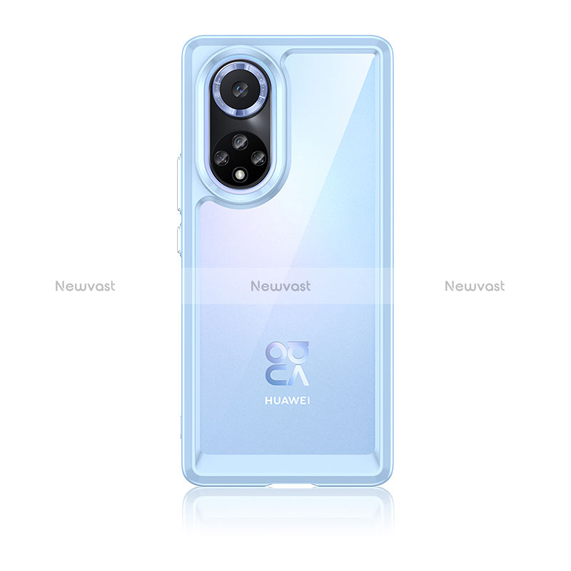 Silicone Transparent Frame Case Cover J01S for Huawei Nova 9