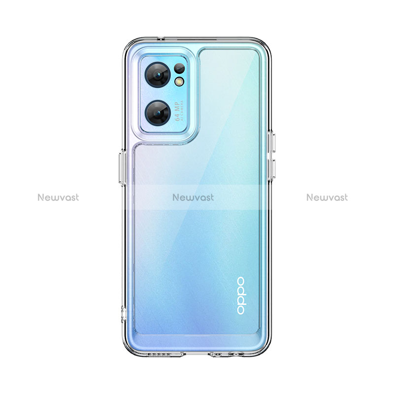 Silicone Transparent Frame Case Cover J01S for OnePlus Nord CE 2 5G