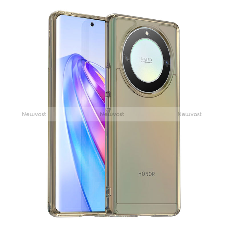 Silicone Transparent Frame Case Cover J02S for Huawei Honor Magic5 Lite 5G