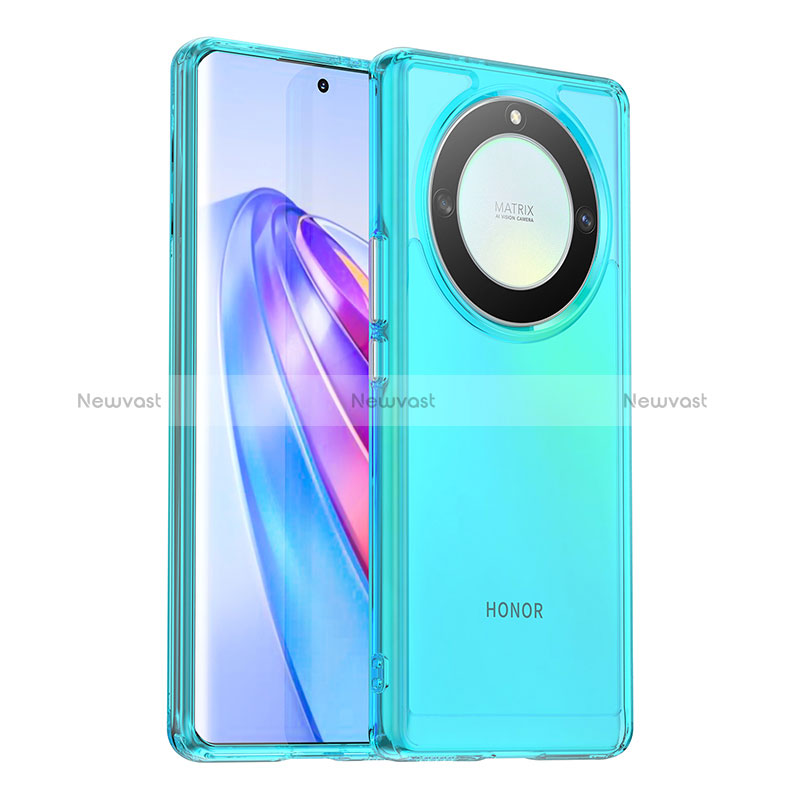 Silicone Transparent Frame Case Cover J02S for Huawei Honor X9a 5G
