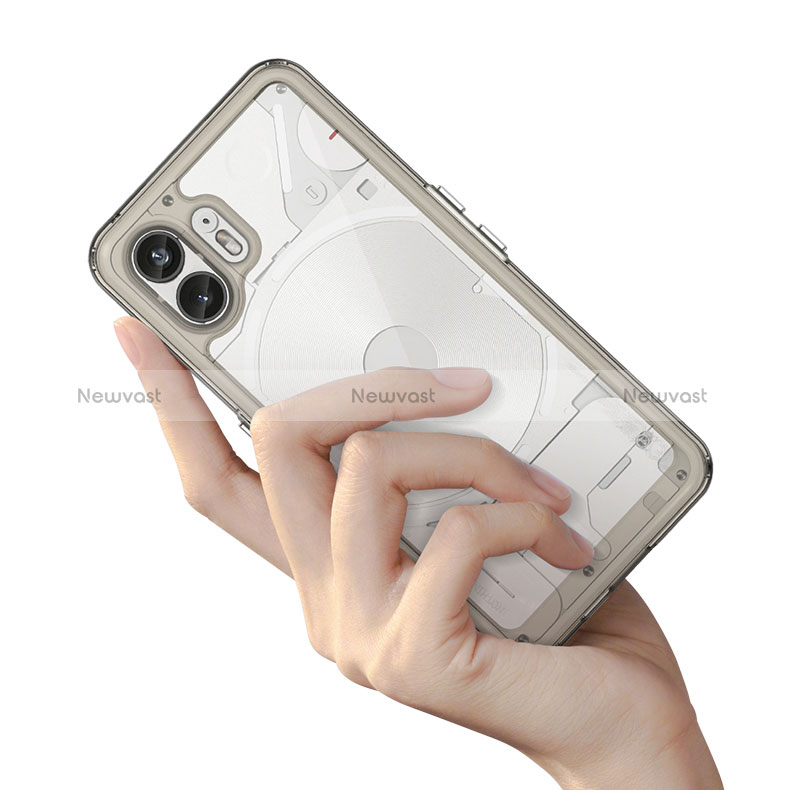 Silicone Transparent Frame Case Cover J02S for Nothing Phone 2