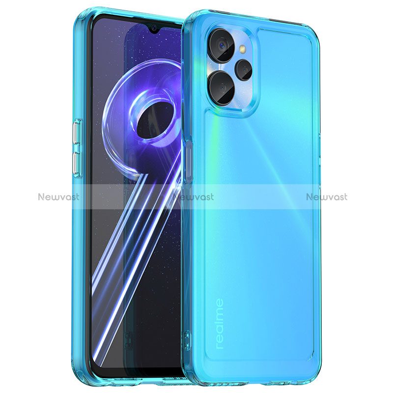 Silicone Transparent Frame Case Cover J02S for Realme 10 5G