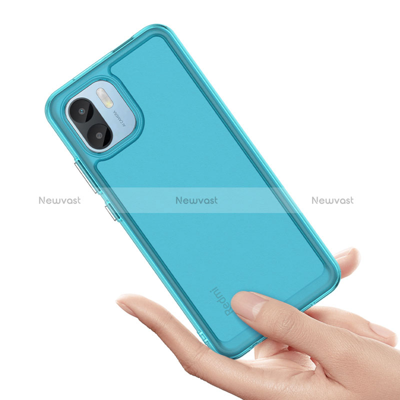 Silicone Transparent Frame Case Cover J02S for Xiaomi Poco C50