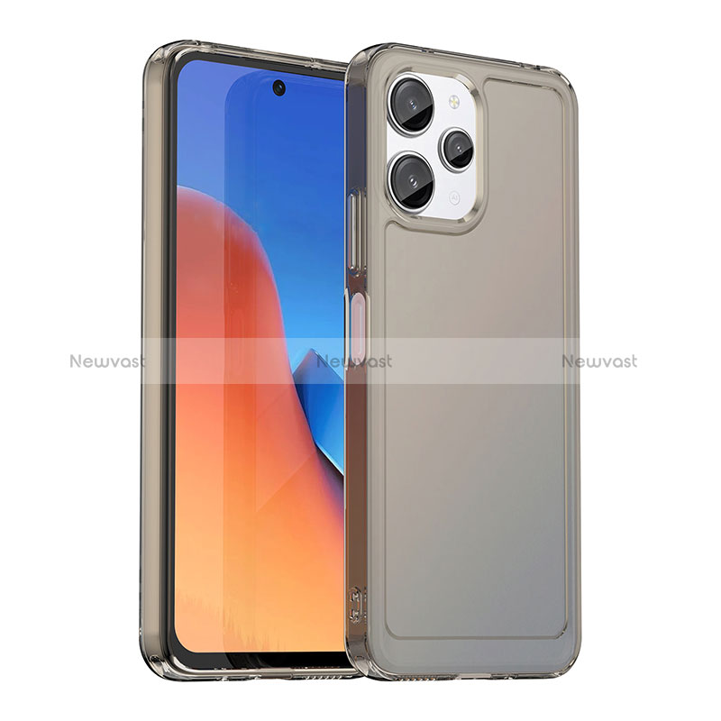 Silicone Transparent Frame Case Cover J02S for Xiaomi Poco M6 Pro 5G