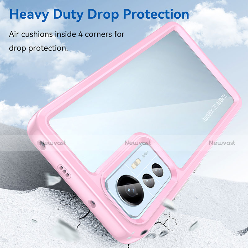 Silicone Transparent Frame Case Cover M06 for Xiaomi Mi 12 5G