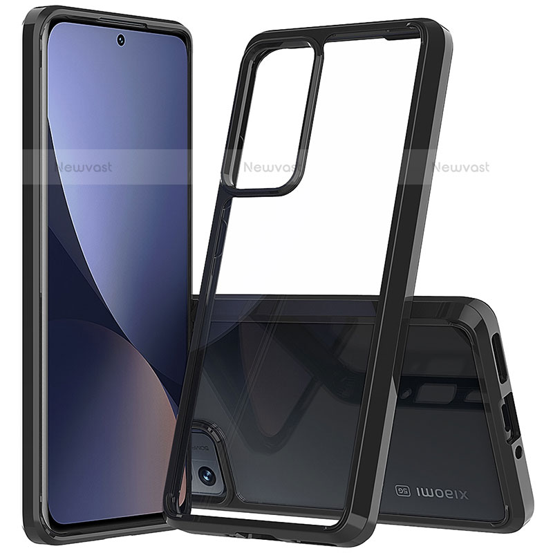 Silicone Transparent Frame Case Cover M07 for Xiaomi Mi 12X 5G