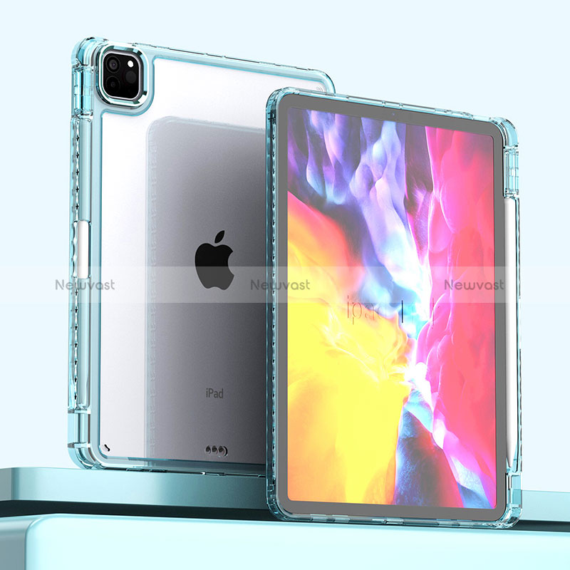 Silicone Transparent Frame Case Cover P01 for Apple iPad Pro 11 (2022)