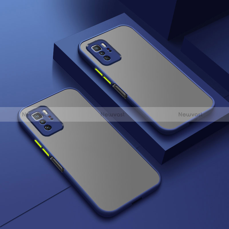 Silicone Transparent Frame Case Cover P01 for Xiaomi Poco X3 GT 5G