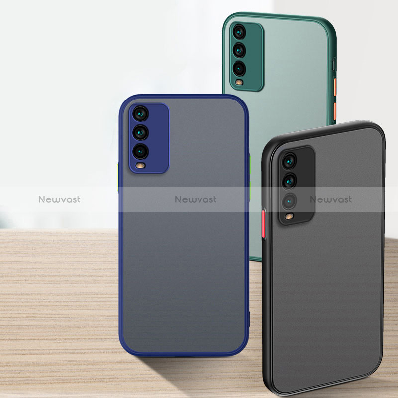 Silicone Transparent Frame Case Cover P01 for Xiaomi Redmi 9 Power