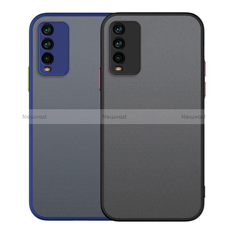 Silicone Transparent Frame Case Cover P01 for Xiaomi Redmi 9 Power