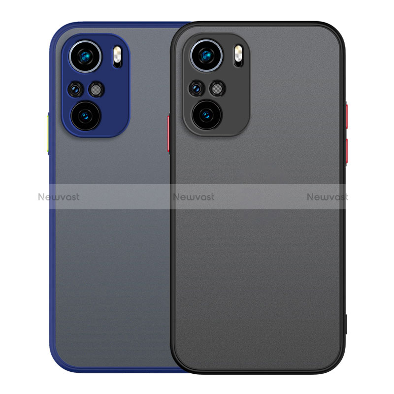 Silicone Transparent Frame Case Cover P01 for Xiaomi Redmi K40 Pro 5G