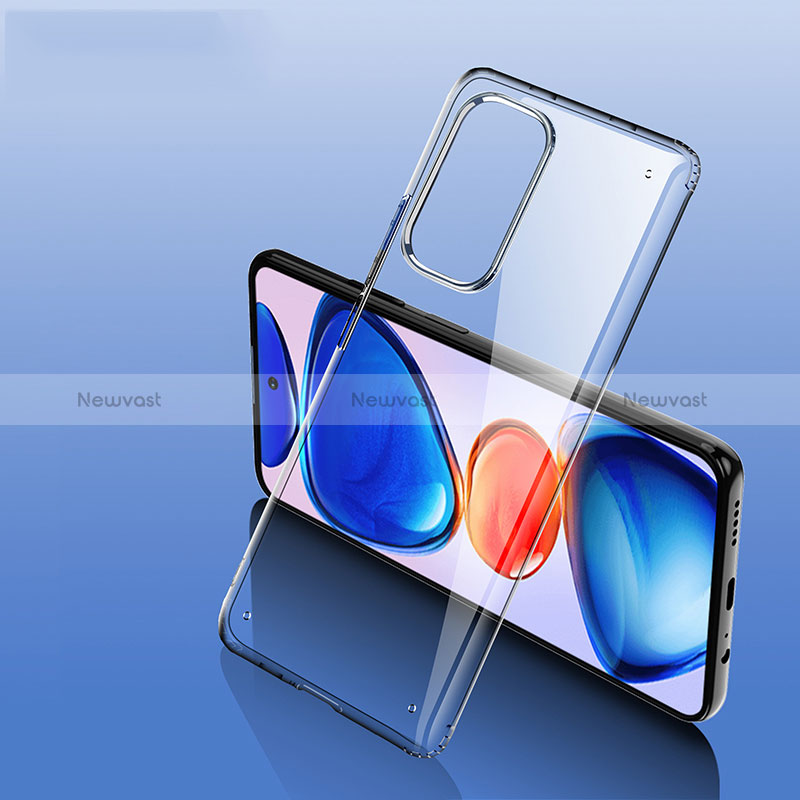 Silicone Transparent Frame Case Cover W01L for Xiaomi Mi 11i 5G
