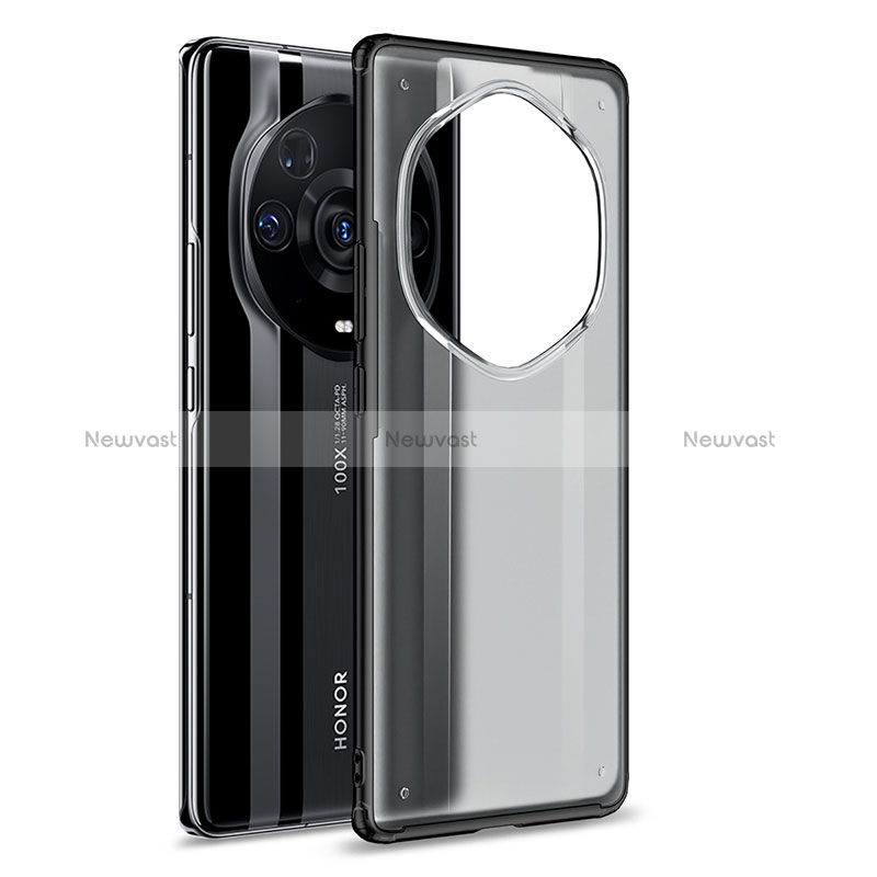 Silicone Transparent Frame Case Cover WL1 for Huawei Honor Magic3 Pro+ Plus 5G Black