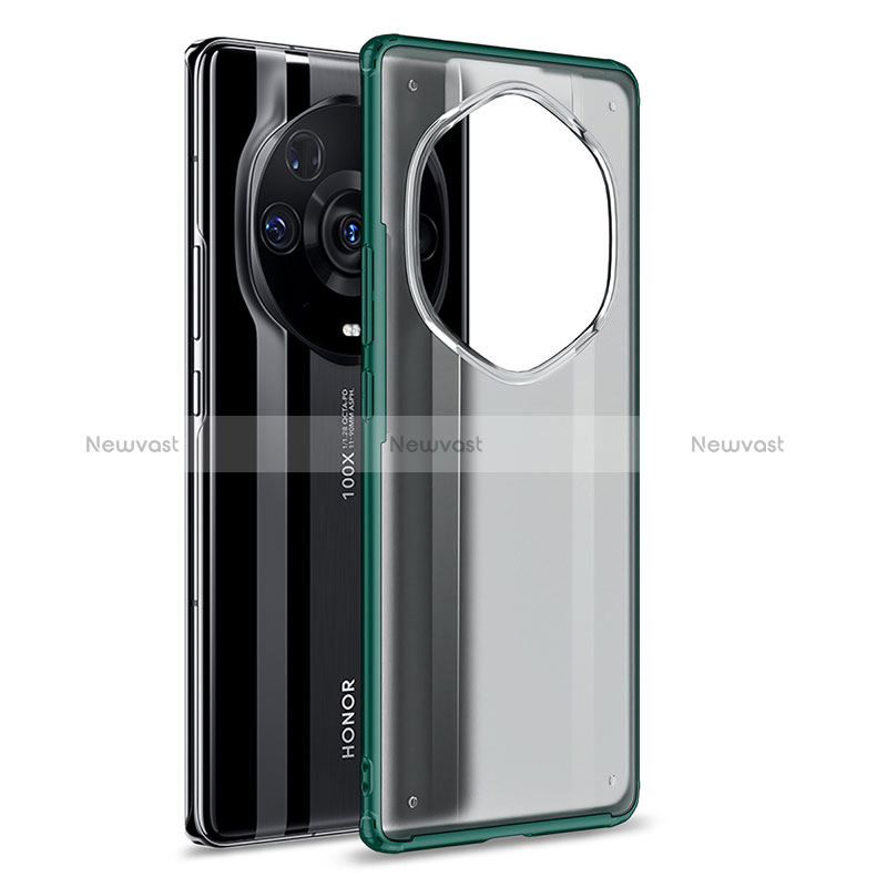 Silicone Transparent Frame Case Cover WL1 for Huawei Honor Magic3 Pro+ Plus 5G Green