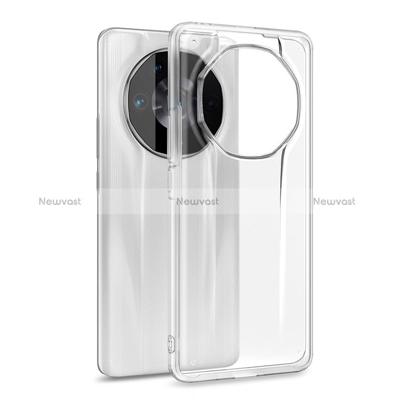 Silicone Transparent Frame Case Cover WL1 for Huawei Honor Magic4 Ultimate 5G