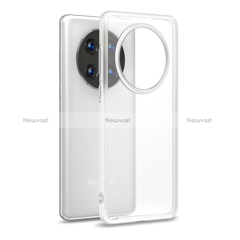 Silicone Transparent Frame Case Cover WL1 for Huawei Mate 50