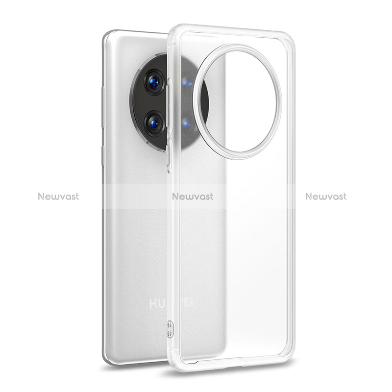 Silicone Transparent Frame Case Cover WL1 for Huawei Mate 50 Pro