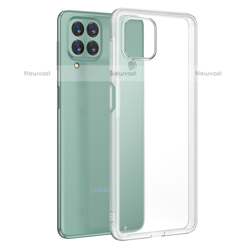 Silicone Transparent Frame Case Cover WL1 for Samsung Galaxy M53 5G