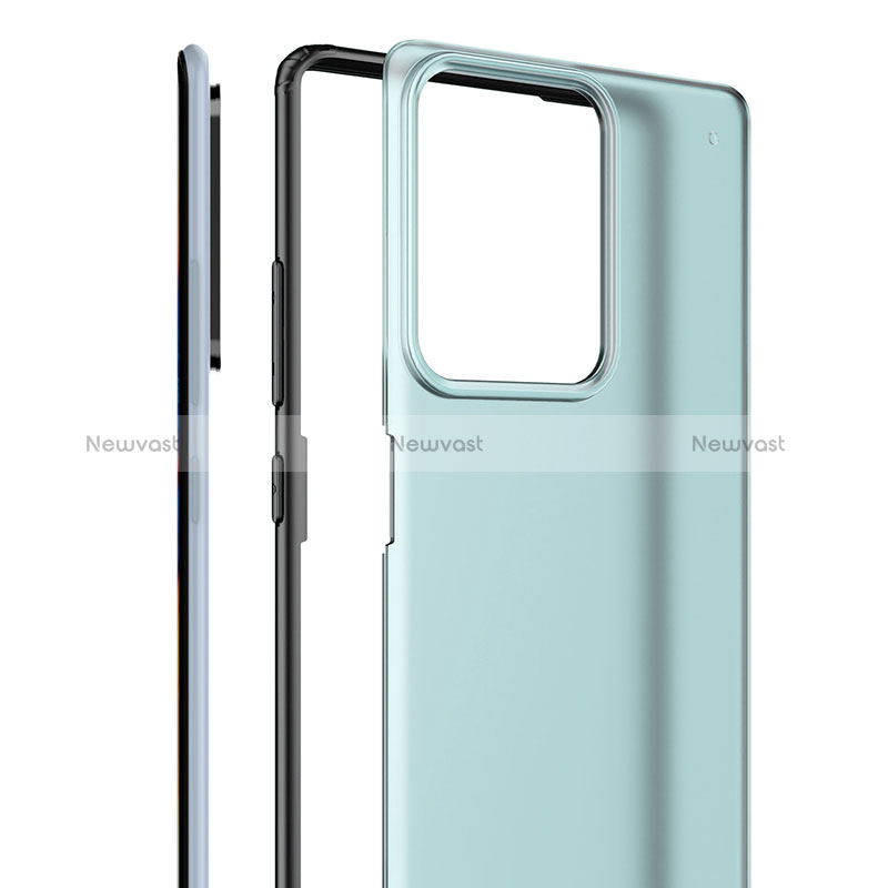 Silicone Transparent Frame Case Cover WL1 for Xiaomi Mi Mix 4 5G