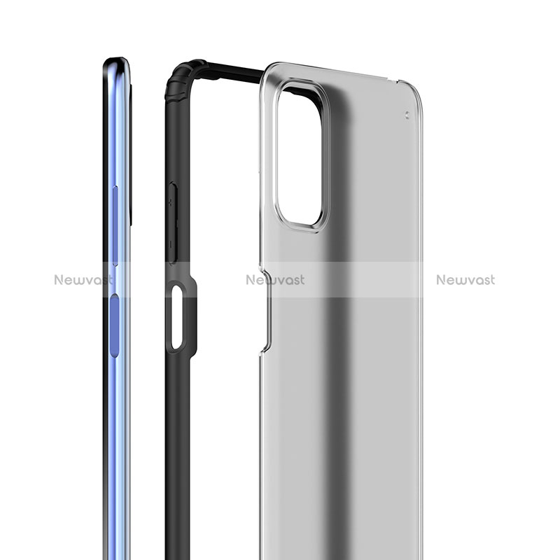 Silicone Transparent Frame Case Cover WL1 for Xiaomi POCO M3 Pro 5G