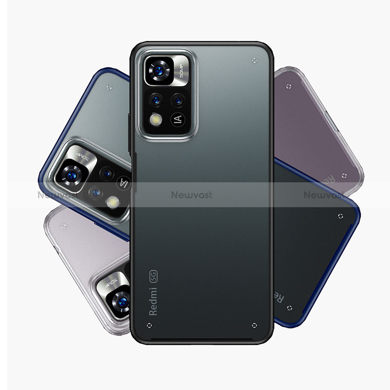 Silicone Transparent Frame Case Cover WL1 for Xiaomi Poco X4 NFC