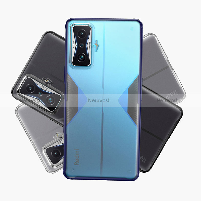 Silicone Transparent Frame Case Cover WL1 for Xiaomi Redmi K50 Gaming 5G