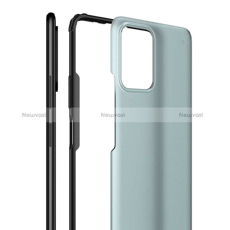 Silicone Transparent Frame Case Cover WL1 for Xiaomi Redmi Note 10 Pro 5G