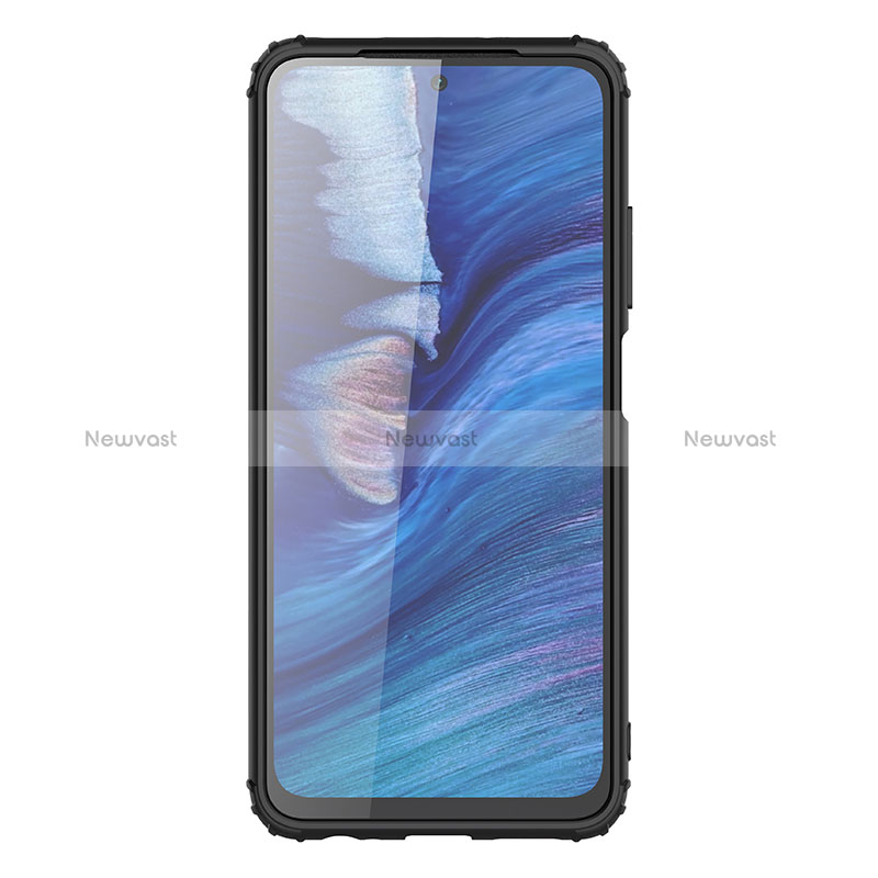 Silicone Transparent Frame Case Cover WL1 for Xiaomi Redmi Note 10S 4G