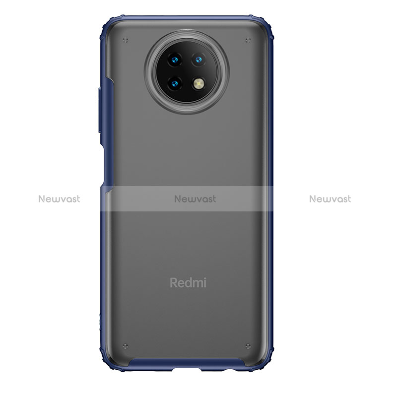 Silicone Transparent Frame Case Cover WL1 for Xiaomi Redmi Note 9T 5G