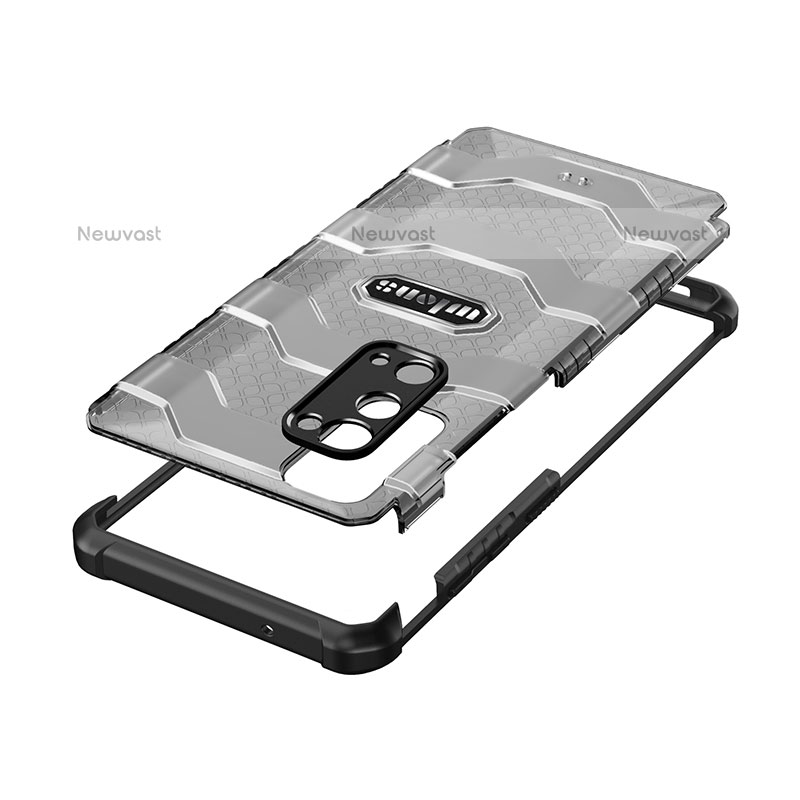 Silicone Transparent Frame Case Cover WL2 for Samsung Galaxy S20 5G