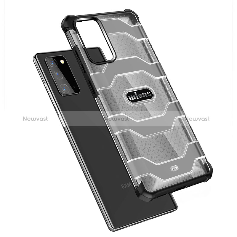 Silicone Transparent Frame Case Cover WL2 for Samsung Galaxy S20 FE 4G