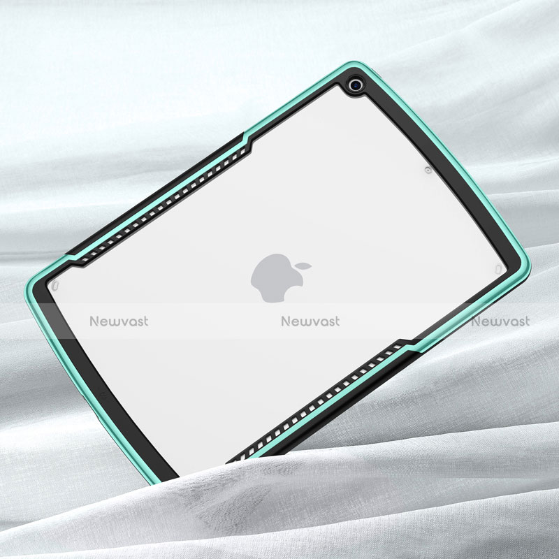 Silicone Transparent Mirror Frame Case Cover for Apple iPad 10.2 (2019)