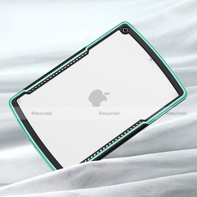 Silicone Transparent Mirror Frame Case Cover for Apple iPad 10.2 (2021)