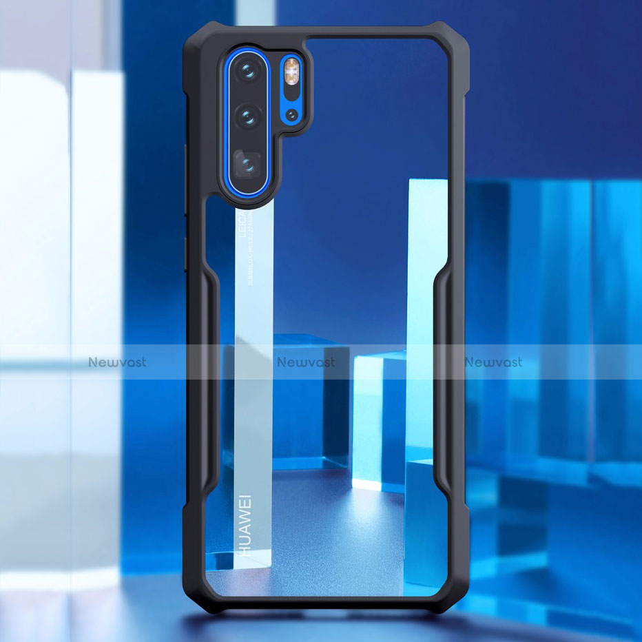 Silicone Transparent Mirror Frame Case Cover for Huawei P30 Pro New Edition