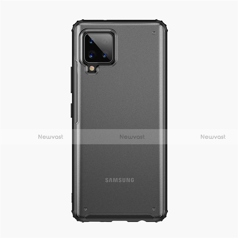 Silicone Transparent Mirror Frame Case Cover for Samsung Galaxy A42 5G