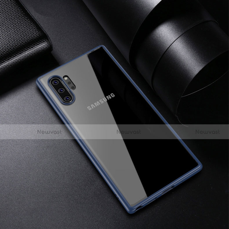 Silicone Transparent Mirror Frame Case Cover for Samsung Galaxy Note 10 Plus 5G