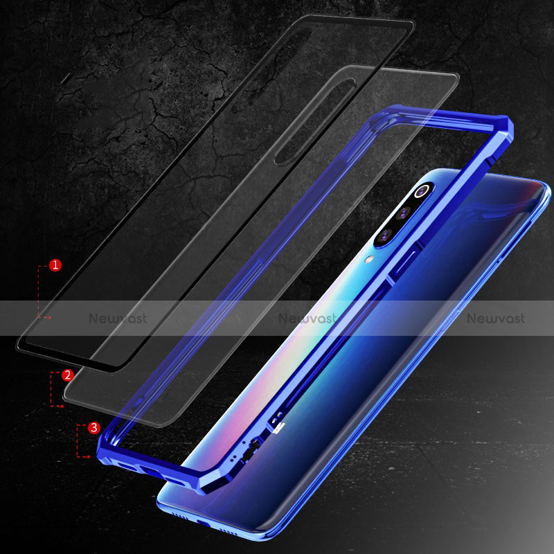 Silicone Transparent Mirror Frame Case Cover for Xiaomi Mi 9