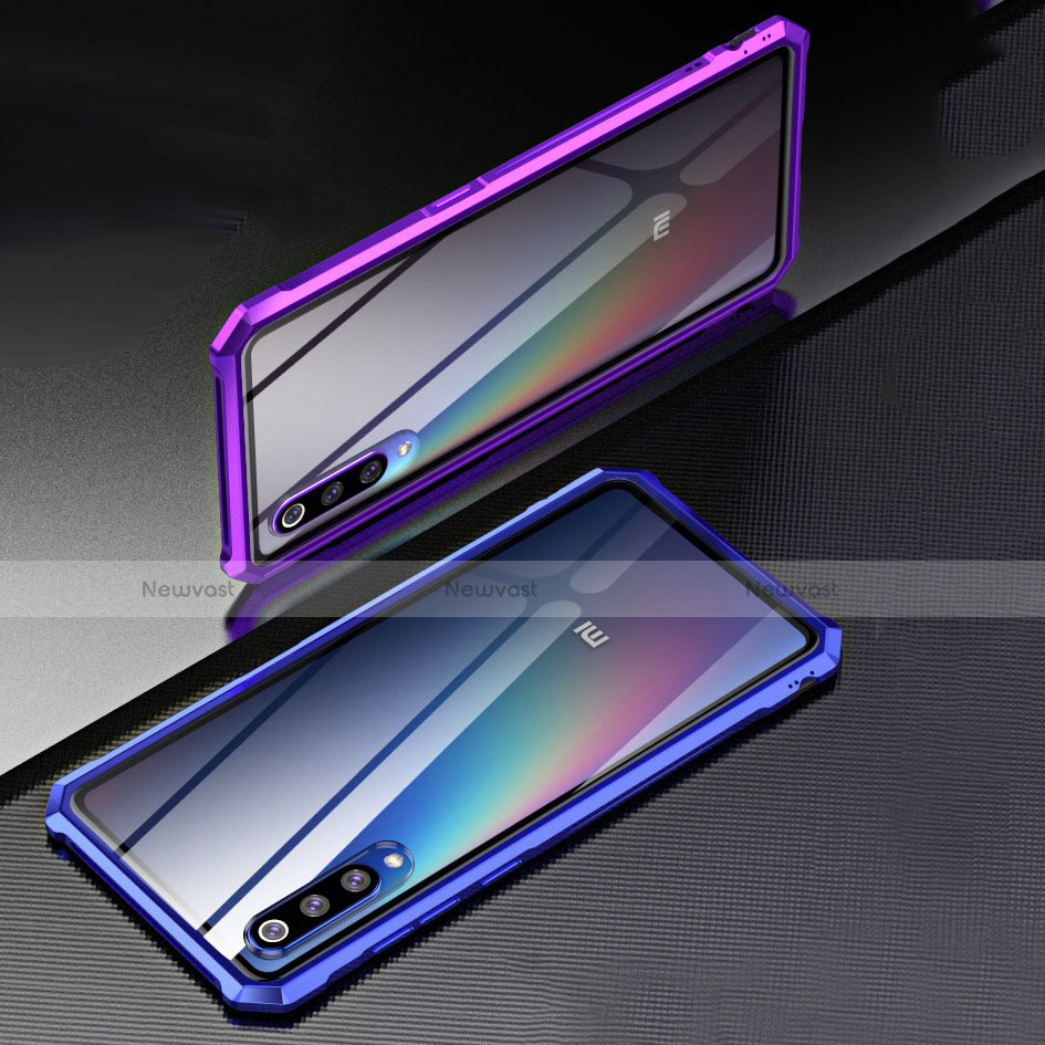 Silicone Transparent Mirror Frame Case Cover for Xiaomi Mi 9