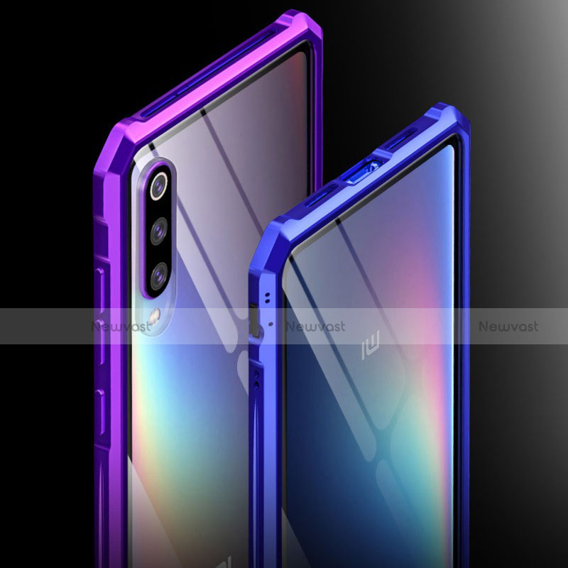 Silicone Transparent Mirror Frame Case Cover for Xiaomi Mi 9