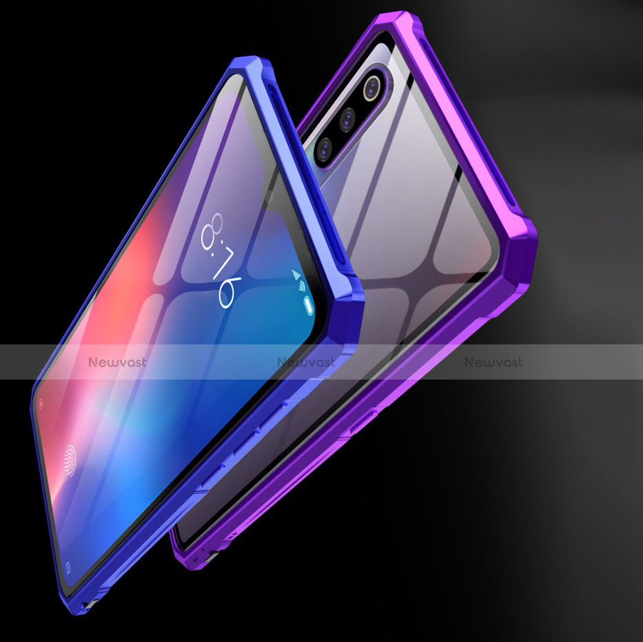 Silicone Transparent Mirror Frame Case Cover for Xiaomi Mi 9 Lite