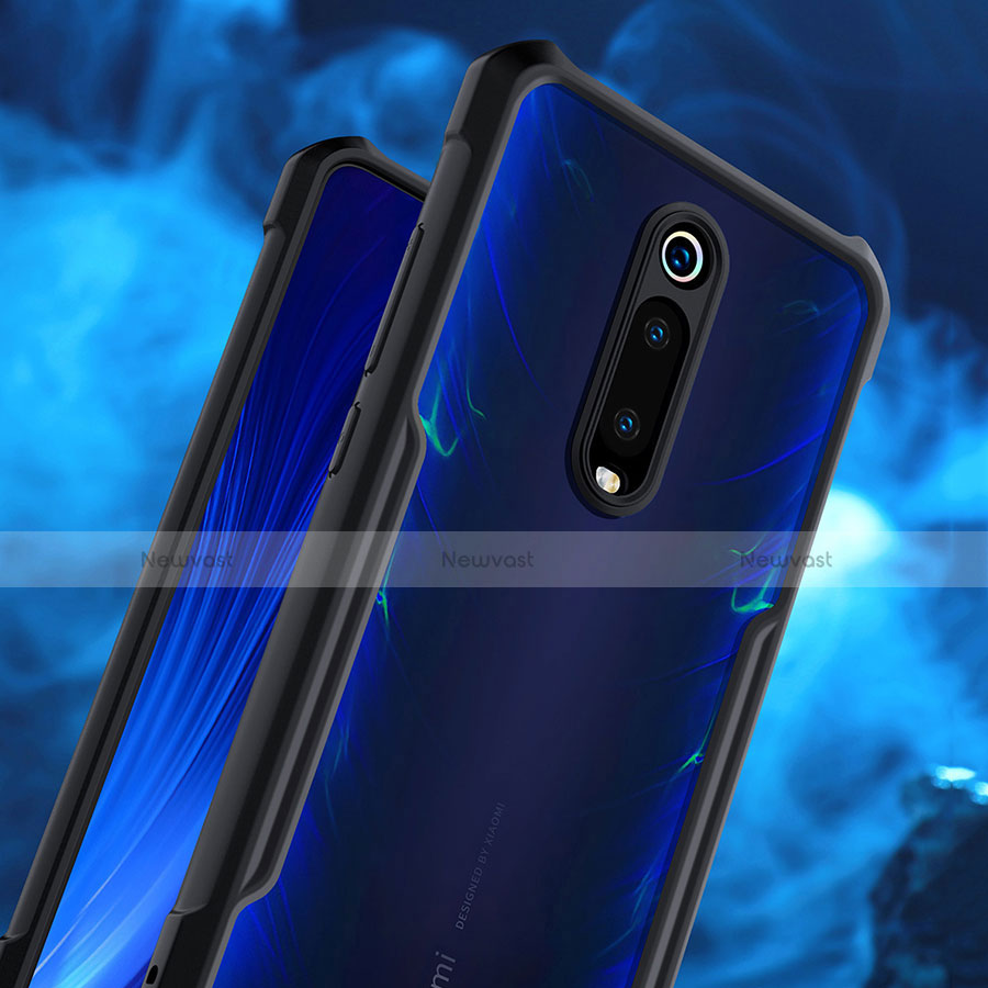 Silicone Transparent Mirror Frame Case Cover for Xiaomi Mi 9T