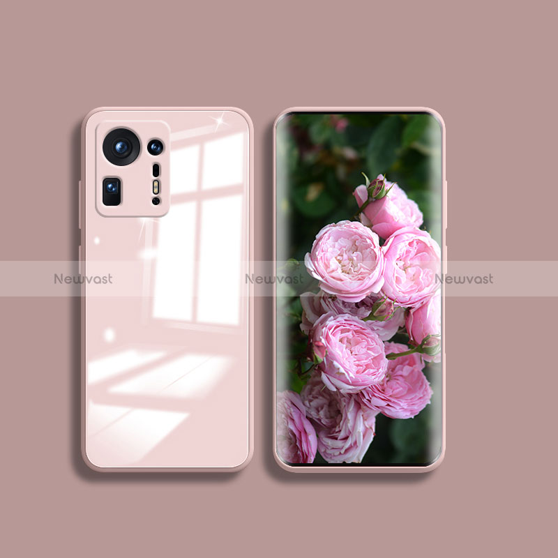 Silicone Transparent Mirror Frame Case Cover for Xiaomi Mi Mix 4 5G