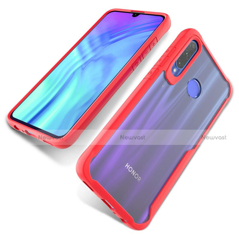 Silicone Transparent Mirror Frame Case Cover H02 for Huawei Honor 20E