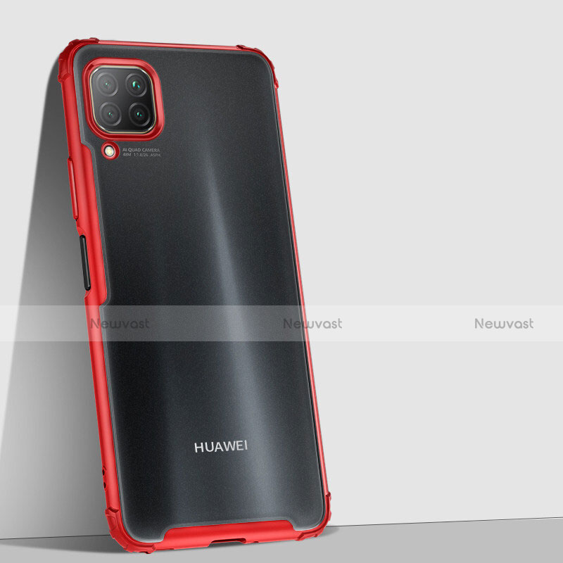 Silicone Transparent Mirror Frame Case Cover H02 for Huawei Nova 6 SE