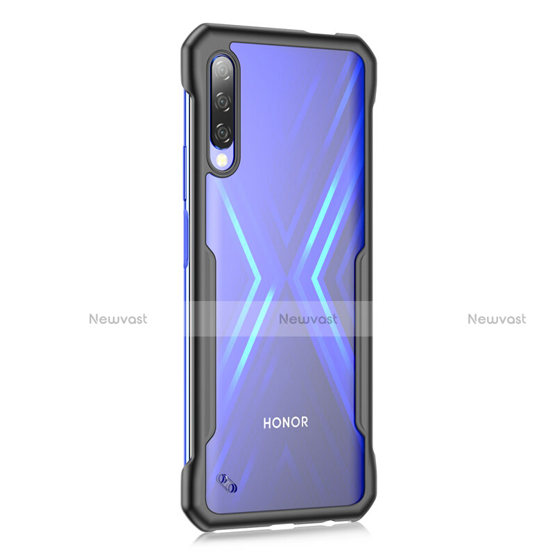 Silicone Transparent Mirror Frame Case Cover M01 for Huawei P Smart Pro (2019)