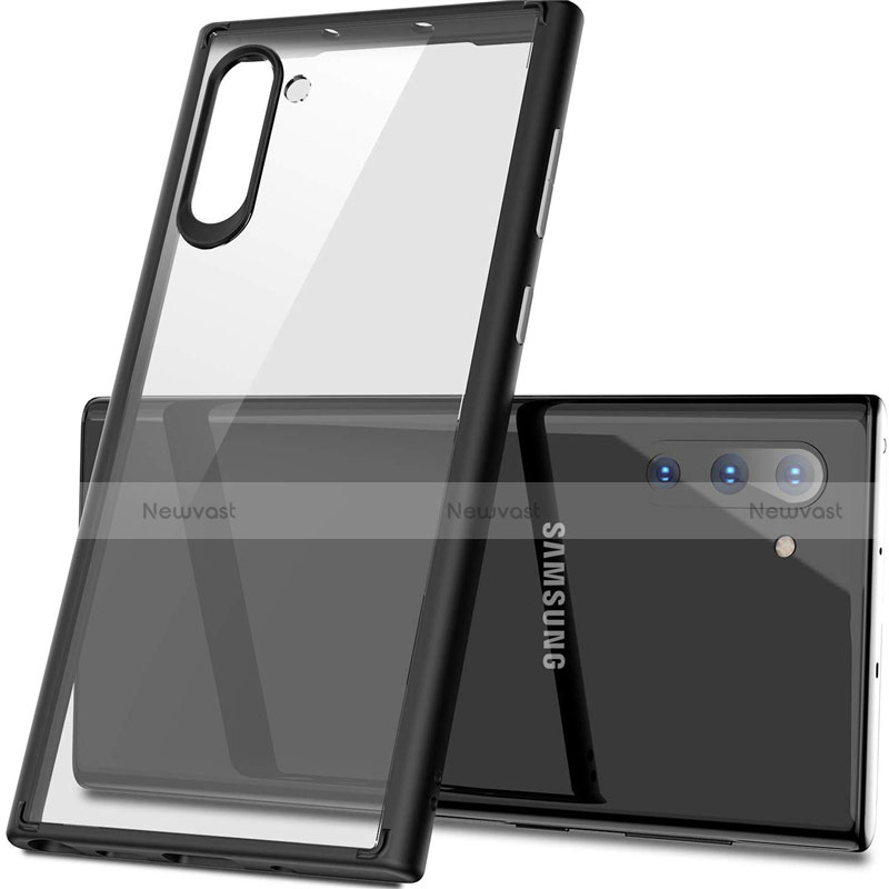 Silicone Transparent Mirror Frame Case Cover M03 for Samsung Galaxy Note 10