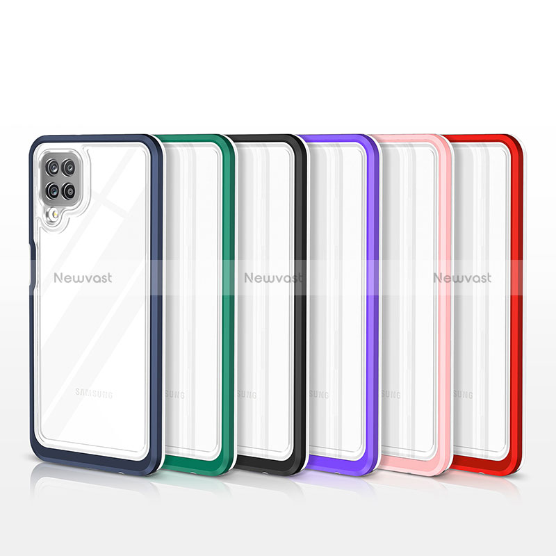 Silicone Transparent Mirror Frame Case Cover MQ1 for Samsung Galaxy A12 5G