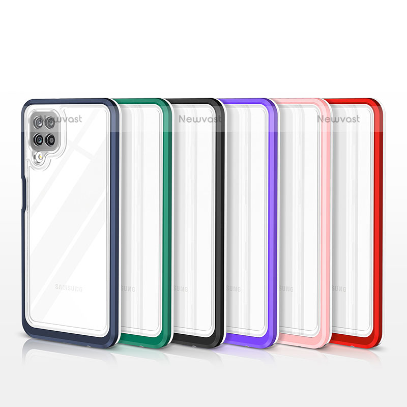 Silicone Transparent Mirror Frame Case Cover MQ1 for Samsung Galaxy A12